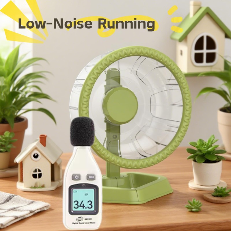 Hamster Exercise Wheels, Quiet Spinner Hamster Running Wheels with Adjustable