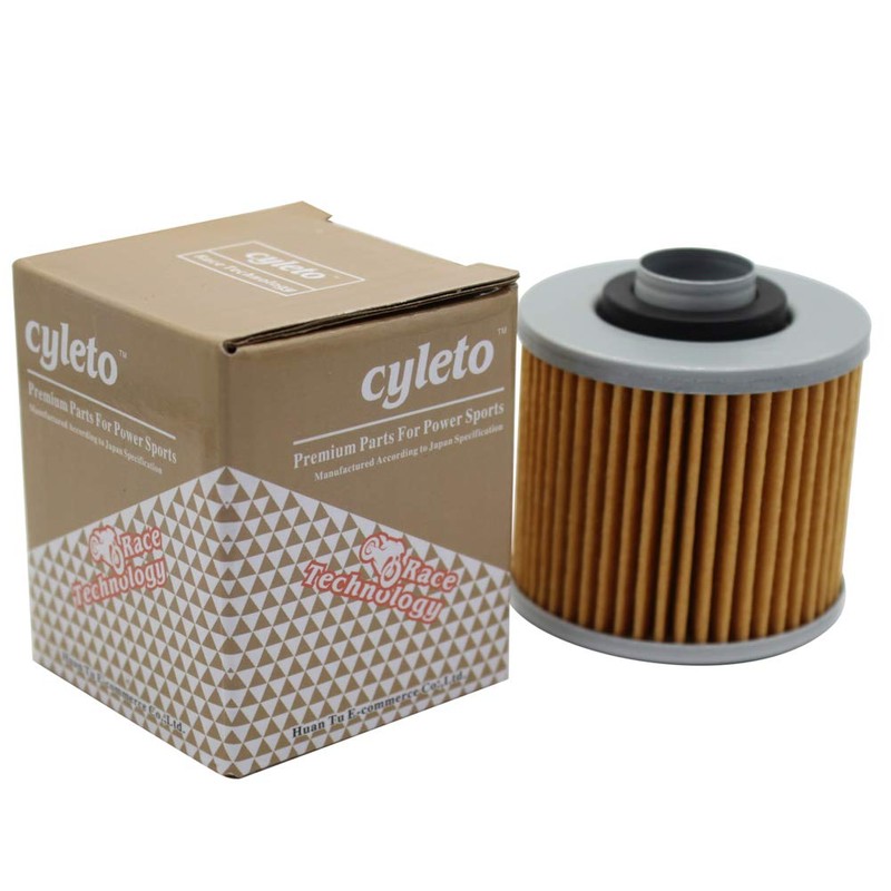 Cyleto Filtro de aceite para YAMAHA XVS1100 V-STAR 1100 CLASSIC