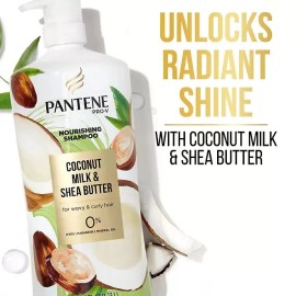 Pantene Pro-V Coconut Milk & Shea Butter Shampoo 38.2 oz Nourish