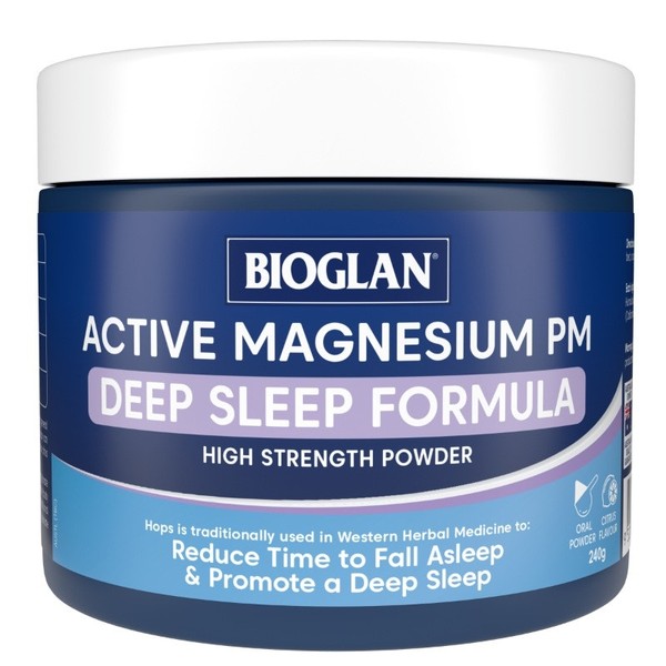 Bioglan Active Magnesium PM Deep Sleep Formula 240g