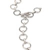collezione alessandro Keola Simple Chain Belt with Small Round Rings,