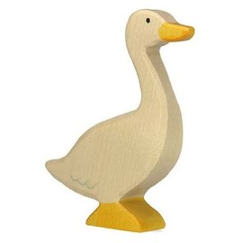 Holztiger Standing Goose Wooden Figure