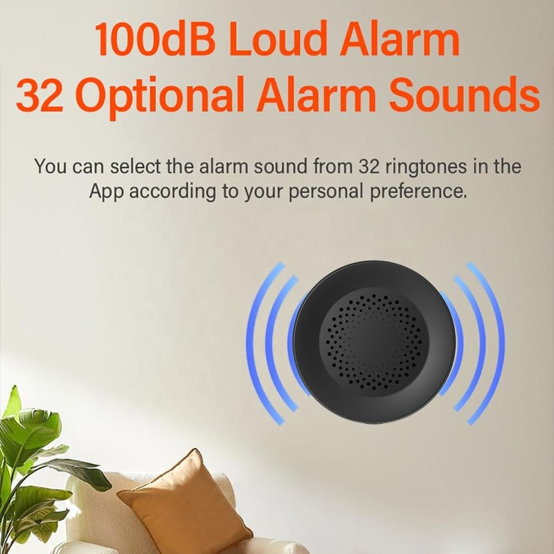 UanTii Tuya Smart Siren Alarm 100dB Loud Speaker WiFi Siren
