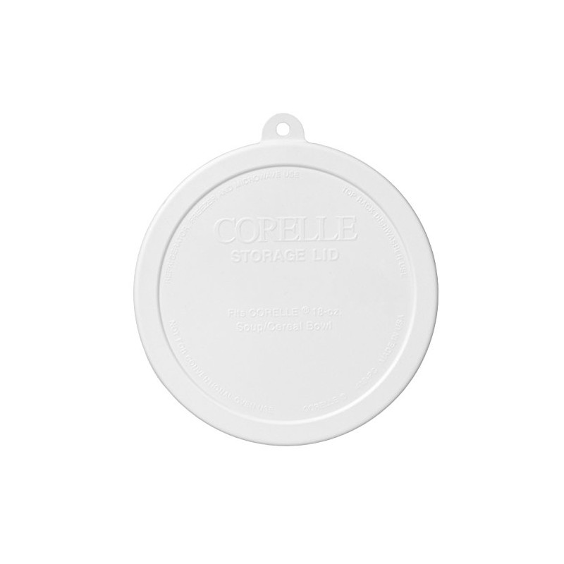 Corelle 418-PC White Cereal Bowl Plastic Lids (4-Pack)