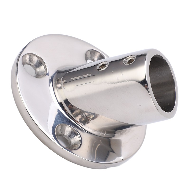 Boat Handrail Round Base Fitting 316 Stainless Steel Marine Hardware