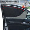 XhuangTech Side Window Sunshade Magnetic with Half Shade, Front Car