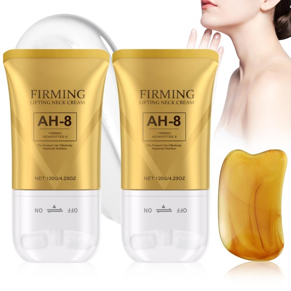 AH 8 Firming Neck Cream Neck Firming Cream with Roller