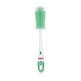 Nuby Escobillón De Silicón Con Dos Puntas Para Limpieza De Biberones Y Mamilas, Paquete De 79 Grams