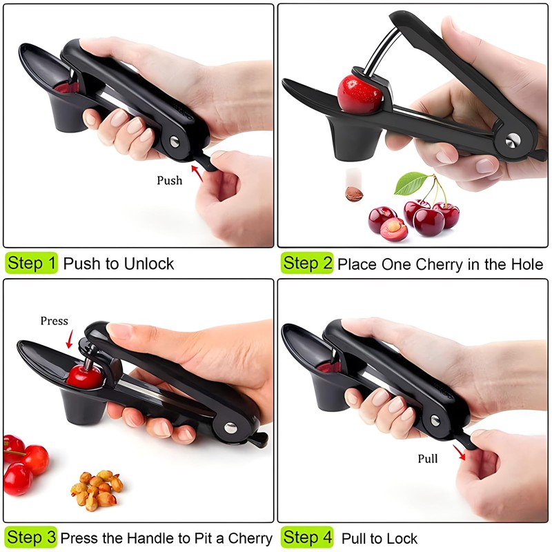 LHLZNB Cherry Pitter,Olive Pitter，Multi Cherry Stoner Tool Pit Remover,Portable Multifunctional