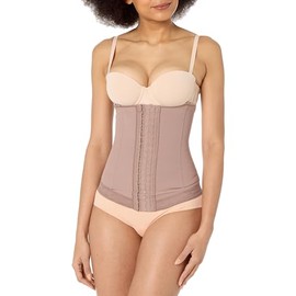 Mapale Shapewear F501 Strapless Waist Trainer, Mocha, S