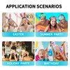 DSYZWEE Glitter Tattoo Set, 30 Colours Glitter Tattoos, Children's Glitter