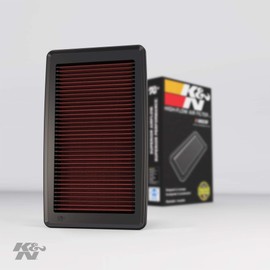 K&N Engine Air Filter: High Performance, Premium, Washable, Replacement Filter: Compatible with 2014-2015 Acura MDX V6 3.5L, 33-5013