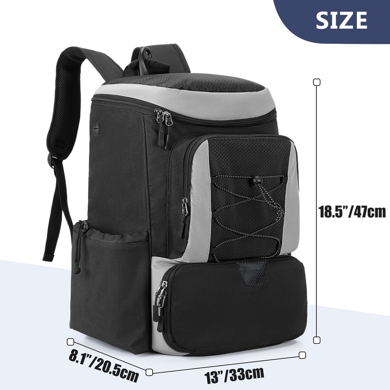 GOBUROS Pickleball Paddle Bag Backpack for 4 Rackets with Fence