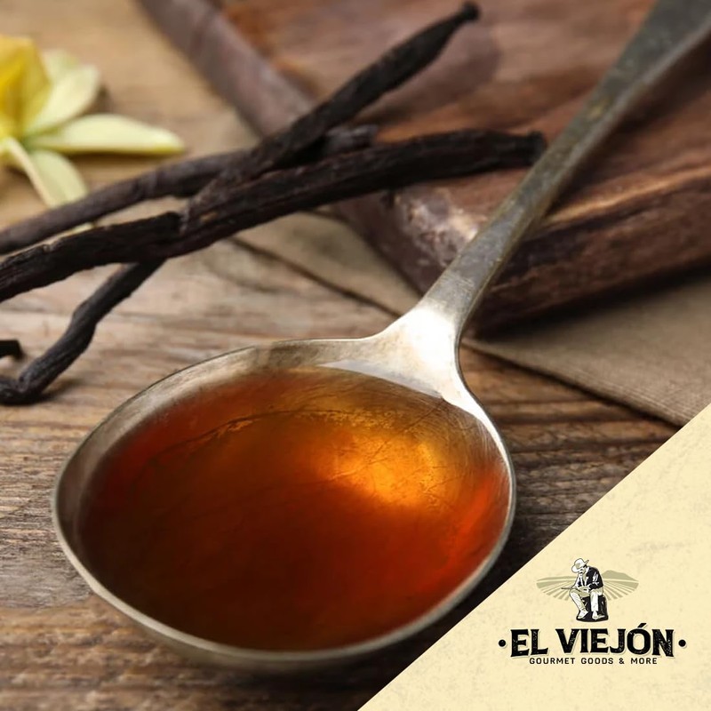 Mexican Vanilla Extract- El Viejon (250 ml/8.3 Fl Oz) Dark