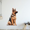 GRAZDesign Wandtattoo Hund Deutscher Schäferhund für Wohnzimmer, Schlafzimmer, Flur, Wandaufkleber