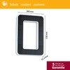 Paulmann Outdoor Solar House Number 0 3000 K IP44 Akk