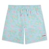 Hurley Boys' Pull On Swim Trunks, Blue Ice/Flamingo, Small