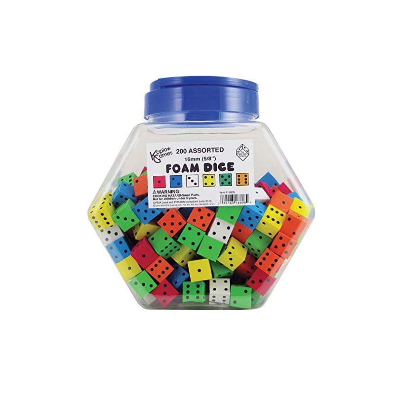 Koplow Games - 16808 Assorted Foam Dice