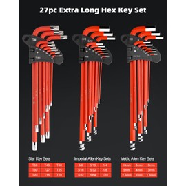 ROTATION 27pc Extra Long Hex Key Set