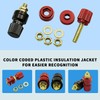 DaFuRui Remote Battery Terminals，8Pack 6mm 1/4" Stud Premium Remote Battery