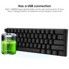 Mechanical Keyboard for Bluetooth Wireless DualMode RGB 61Key Computer Accessories