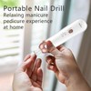 Professional Manicure Pedicure Kit, Electric Nail File Set, Cordless Electric