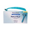DawnMist Triple Play Personal Razor with Lubricating Strip Single Edge