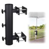 YZZHAJ Patio Umbrella Holder, Heavy Duty Adjustable Metal Sun Umbrella