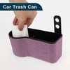 TUCKBOLD Car Trash Can Portable Front Seats Trash Bin Pink