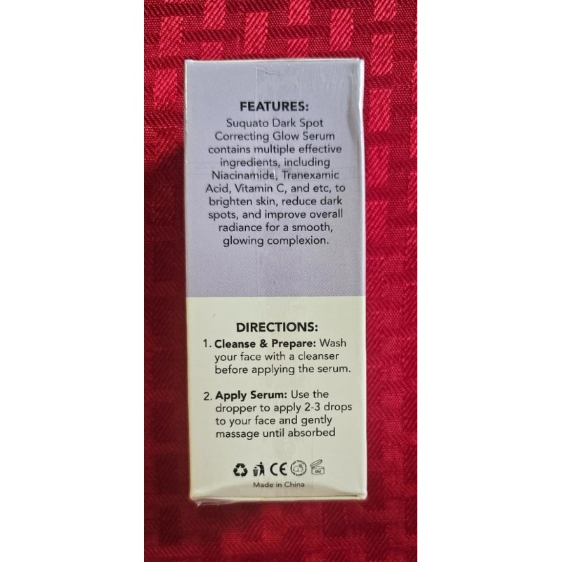 Suquato Dark Spot Correcting Glow Serum: Melasma Hyperpigmentat