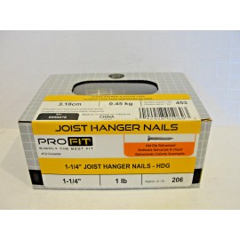 National Nail 0096078 Hot-Dipped Galvanized Joist Hanger Nails, 1-1/4"