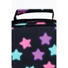 hype Unisex Lunch Box, Black with Pink, Purple & Blue