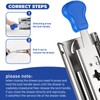 1 Pair Heavy Duty Drawer Slides Full Extension Side Mount