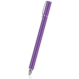 Purple Stylus Touch Screen Pen Fiber Tip Compatible with Lively Jitterbug Smart4, Aluminum Lightweight