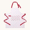 Homescapes 100% Pure Cotton Apron Washable Kitchen Apron with Pouch