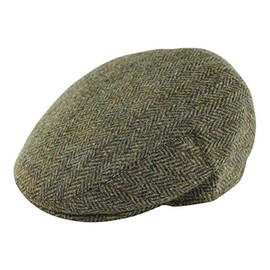 Failsworth Mens Harris Tweed Flat Cap Pattern 2013 Stornoway (60cm)