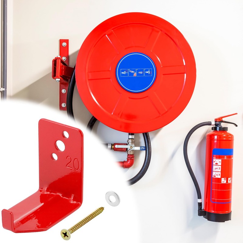 QWORK Fire Extinguisher Mount Bracket - 5 to 40 lbs