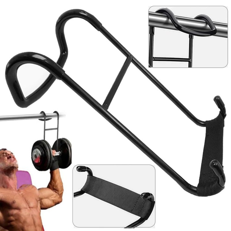 Dumbbell Spotter Hooks 2 Pack, Esforzarse 250 lbs Load Capacity
