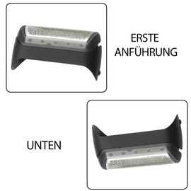 Pack of 2 razor attachments for Braun Series 1 190s-1, high-quality replacement parts for precise and comfortable shaving, ideal for daily use and travel