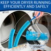 kioguc 4 Pack Dryer Vent Cleaner Kit,Dryer Lint Vacuum Attachment,Flexible