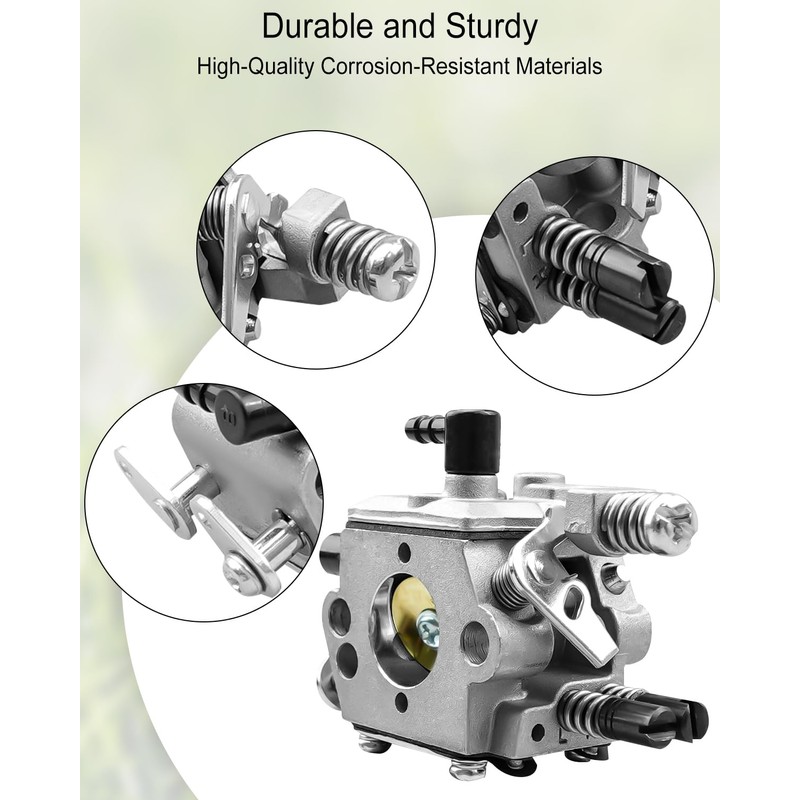 NTSUMI Carburetor Fit for Craftsman S205 46cc Gas Chainsaw Model