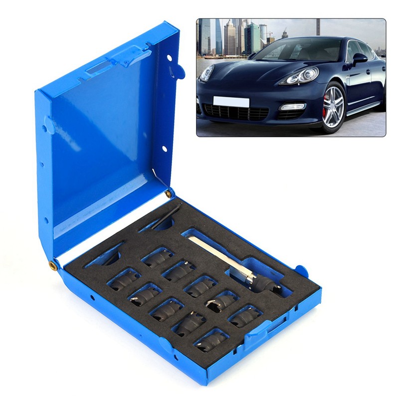 13 Pcs Durable Double Sided Rotary Spot Weld Cutter Drill