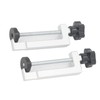 2Pcs Woodworking Fence Clamp Aluminum Alloy Multifunctional Woodworking Fence Fixing