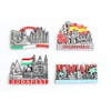 Budapest (Hungary) - 3D Metal Fridge Magnet for Kitchen Refrigerator