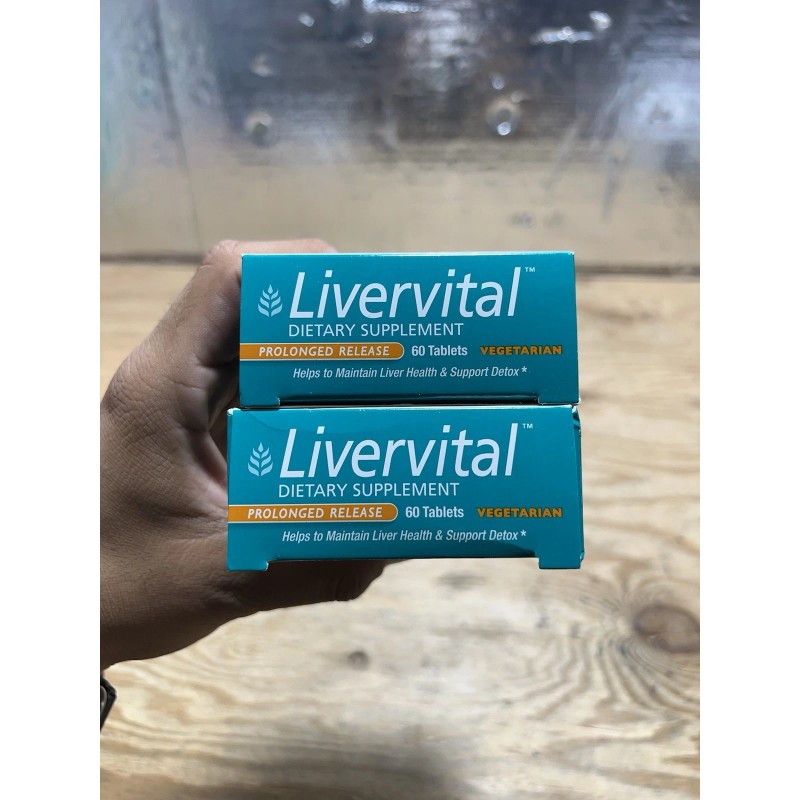 HealthAid LiverVital formulated natural detoxifying herbs 60 Tablets 2-PCK 03/27