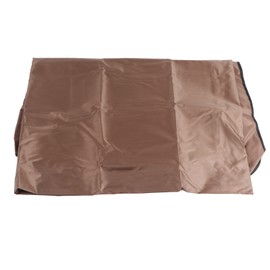 Outdoor Swing Canopy Silver Coated Oxford Cloth Waterproof Swing Chair Top Cover for Garden Sun Shade Accessory Brown