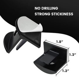 ZZQJSAW Hat Hooks for Wall, Hat Racks for Baseball Caps, 16-Pack, Minimalist Hat Rack Design, No Drilling, Strong Stickiness, Strong Hold Hat Hangers for Wall, Door, Closet, Office, Bedroom