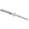 Square Drive Bits - 6” Long Impact Driver Bit Set