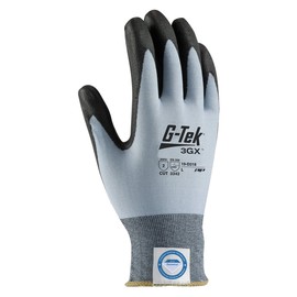 G-Tek 3GX 19-D318/S Seamless Knit Dyneema Diamond/Lycra Glove with Polyurethane Coated Smooth Grip on Palm and Fingers