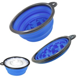 Ezcora Foldable Shaving Bowl, Silicone Shaving Soap Bowl for Shave Cream Soap, Shaving Cup for Wet Shave for Men Easy to Carry